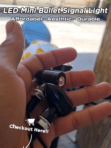 Mini LED bullet signalight - solid neto mga bossing! affordable na, alloy pa, tapos ang lakas pa ng buga. worth it na upgrade to mga bossing!! 👌 #ledsignallight #bulletsignallight #signallight #caferacer #led