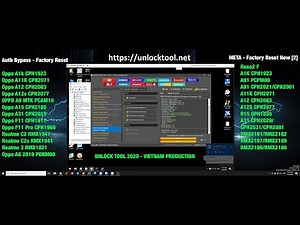 REALME C2 RMX1941 Factory Reset [EMMC] One Click Via Meta Mode By UnlockTool