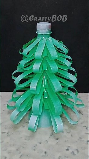 DIY Holiday DECOR 2025: PLASTIC Bottle CHRISTMAS Tree FROM Waste MATERIALS! #asrm #christmas2025