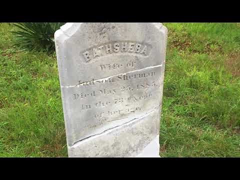 Bathsheba Sherman grave update: August 2017