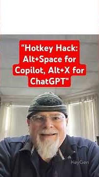 Set Up ChatGPT Hotkey (Alt + X) & Keep Alt + Space for Copilot – Easy Guide! 💻⚡