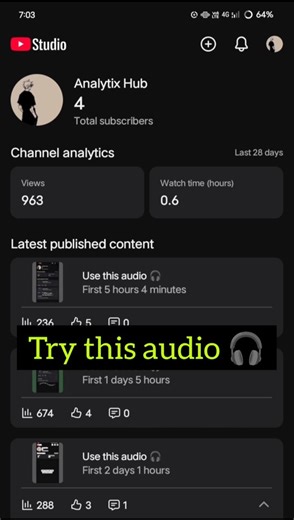 Use this audio 🎧