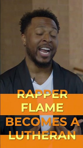 Rapper Flame becomes a Lutheran