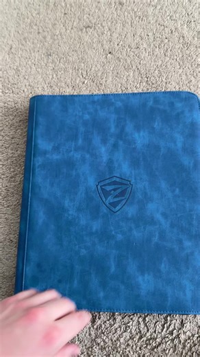 Toploader binder setup