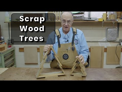 Rustic Wooden Christmas Trees Build