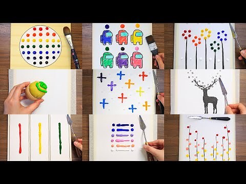 BEST Acrylic Painting on Canvas Compilation｜Satisfying Relaxing Video｜2 Hours of Sleep Video