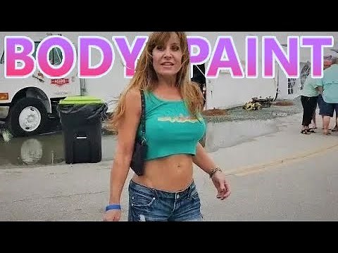 Body Painting on Farm Girl Body Art 1960's 70's and Now