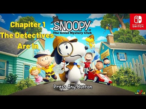 Snoopy's Biggest Case Ever! 🕵️‍♂️ | The Great Mystery Club! Chapter 1 (Part 2) #nintendo #snoopy