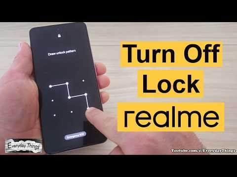 How to Turn Off Pattern Lock on Realme Phone