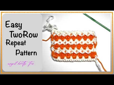 Easy Two Row Repeat Pattern | Beginner Friendly Pattern