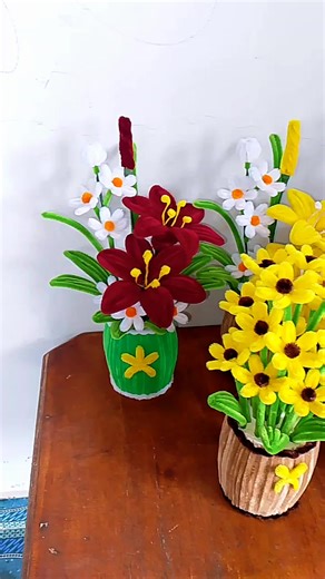 Creative Tutorial for Making Beautiful Wire Flower Bouquets