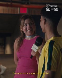 1.7K views · 14 reactions |  Maria-Isabelle Parada, a Guttman Community College and Brooklyn College alumna, turned her passion for sports into an exciting career  As a bilingual journalist and founder of M.I Sports, she’s always on the go, covering NYC sports games and bridging the gap between sports and people ⚽  Learn more about #CUNY50Under50 recipient, Maria-Isabelle: https://ow.ly/tyn950SPkNC | The City University of New York | Facebook