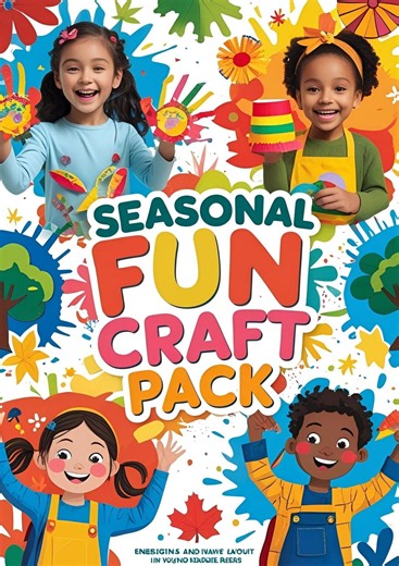 Kids' Holiday Craft Printables – Seasonal Cut, Color, Paste (PDF) - Etsy Canada