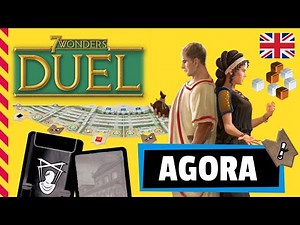 7 WONDERS DUEL AGORA Board Game - Review / Tutorial / How to Play (English)