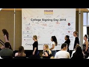 College Success Foundation celebrates Signing Day 2018