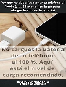 Por qué no deberías cargar tu teléfono al 100% (y qué hacer en su lugar para alargar la vida de la batería) #fblifestyles | Hazlo en 30 segundos