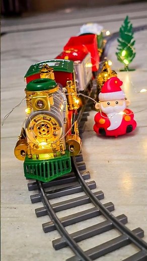 Christmas RC Toy Train 🚂🎄 Light Unboxing & Remote Control