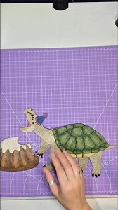 Watch me animate a very hungry #turtle. Subscribe to see the finished video.#claymation #stopmotion