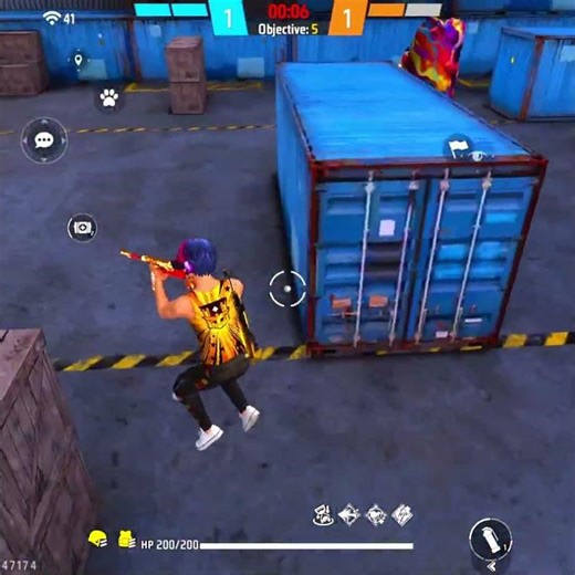 HEADSHORT WITH MP40 IN FREE FIRE #freefire