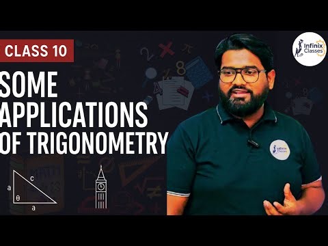 Trigonometry Applications | Heights & Distances | NCERT Chapter 9 📐 ऊँचाई और दूरी | Class 10 Maths