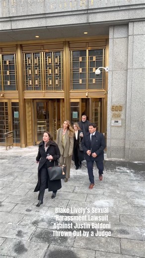“News”Blake Lively’s Sexual Harassment Lawsuit Against Justin Baldoni Thrown Out by a Judge #newyork