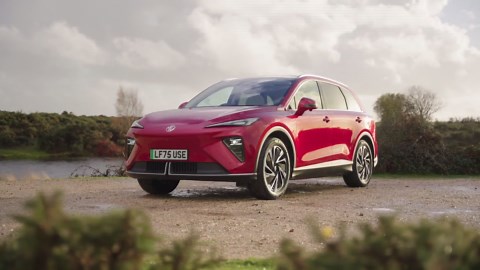 The all new MGS6 EV Trophy Long Range Design Preview in Red