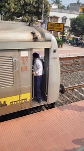 656K views · 4.2K reactions | Train Guard Manager On Duty EMU Train Leaving Balarambati Station #shorts #viral | Rail World By Roshan | Facebook