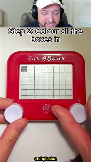 HOW TO MAKE A CHECKER BOARD ON A ECHY SKETCH