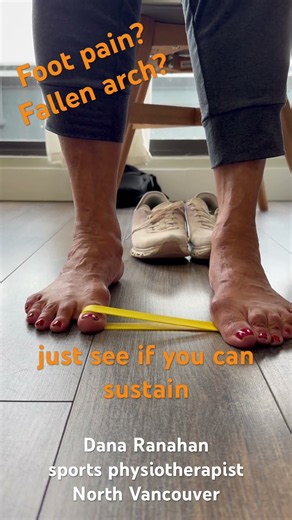 Foot Pain or Fallen Arch? Try This Big Toe Stabilization Exercise 👣 by Dana Ranahan physiotherapist