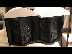 Atlantic Technology 254.1 SR Surround Speakers Black 150 WATT 8Ω - Made in USA