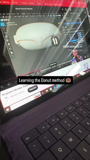 POV: Learning how to use Blender #blender #3d #3dmodeling
