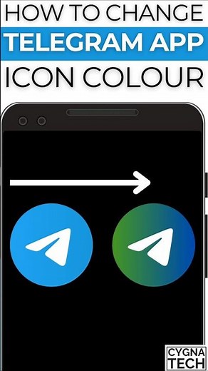 🎨 How to Change Telegram App Icon Color in an Android Device for FREE (Latest Trick)