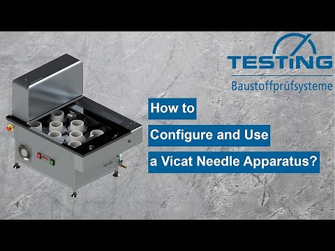 How to Configure and Use a Vicat Needle Apparatus?