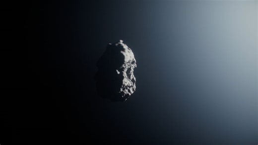 Hubble detects first-ever spin reversal of tiny comet