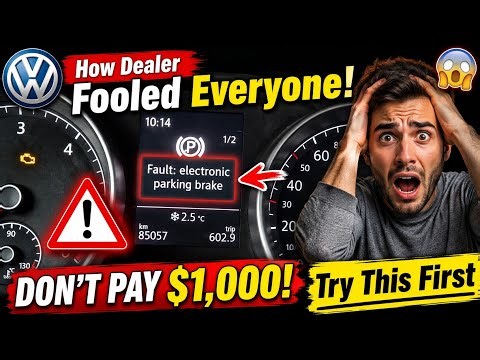 Fault Electronic Parking Brake Volkswagen (VW) | VW Golf, Tiguan, Jetta, Passat - Causes & Fixes