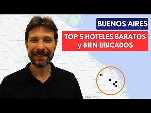TOP 5 HOTELES BARATOS y BIEN UBICADOS en BUENOS AIRES