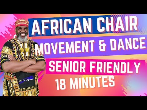 Easy African Chair Dance & Movement Exercise | 18 Minutes | Senior-Friendly Seated Workout.