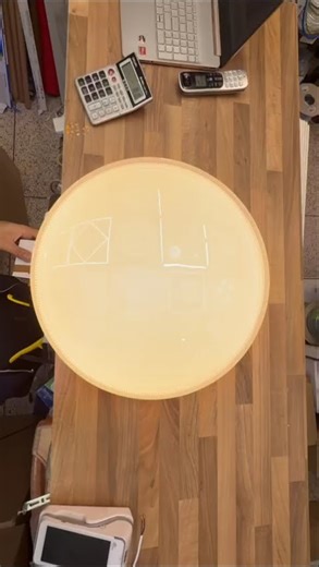 Modern LED Ceiling Light UK | Sky Disk Round Flush Ceiling Light 3 Color CCT | SSM Electric