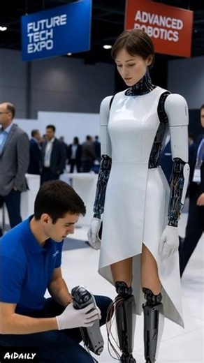 Future Tech Upgrade #humanoidrobot #robot #techexpo #nextgen