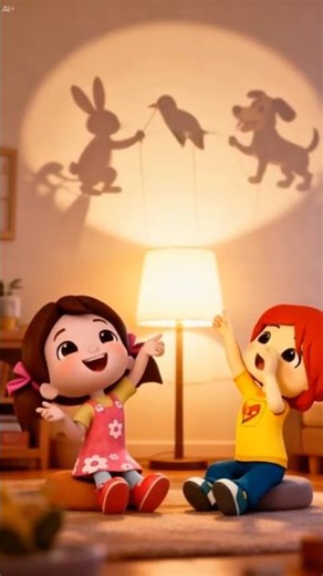 Niloya and Ayas Playing Shadow Play #niloya #ayas #rggayas #shadowplay #cartoon #cartoon