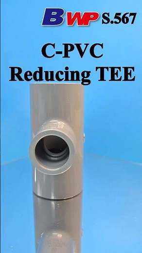 CPVC Reducing TEE. C-PVC Reducer TEE. ASUNG Plastic Valve. BWP