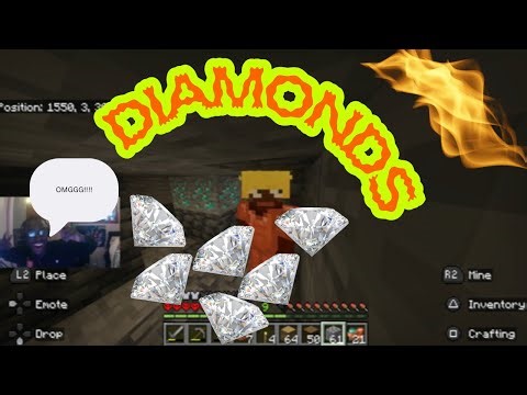DIAMONDS!! - 23 Plays Minecraft Hardcore PS5 Ep 2