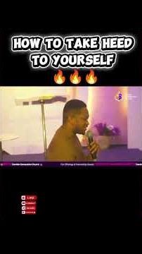 Taking heed isn’t about avoiding mistakes;it’s about intentionally aligning your heart.#godswilloyor