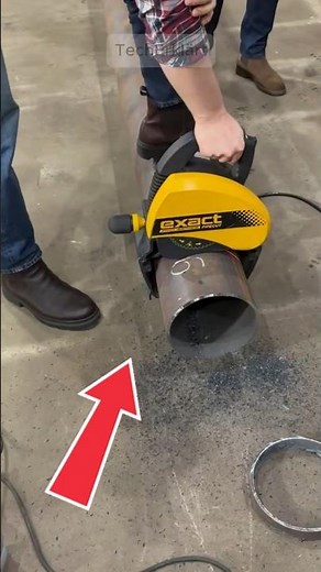 Revolutionäres Rohrschneiden: Der EXACT PipeCut 220 Pro! ⚡️🛠️ #rohrschneider #handwerk #innovation