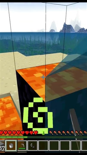 How to quickly make a nether portal with a bucket and lava pool #minecraft