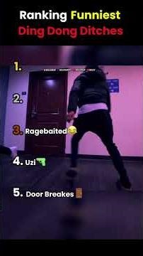 Ranking The Funniest Ding Dong Ditch Pranks!🤣 #ranking #funny #dingdong