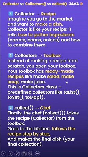 Collector vs Collectors vs collect() in Java 8 Stream | Easy Explanation | Interview Prep #shorts