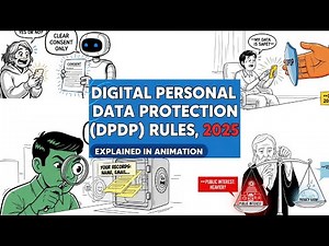 Digital Personal Data Protection (DPDP) Rules 2025 | Law Explained in Animation | GOVT Exams