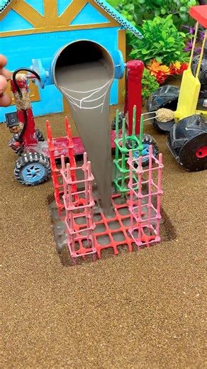 DIY Mini Tractor Construction 🚜 | Homemade Tractor Project #shorts #youtubeshorts