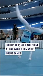 Robots Flip, Roll and Shine at 2nd World Humanoid Robot Games